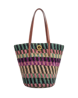 Raffia Anchor Basket Tote