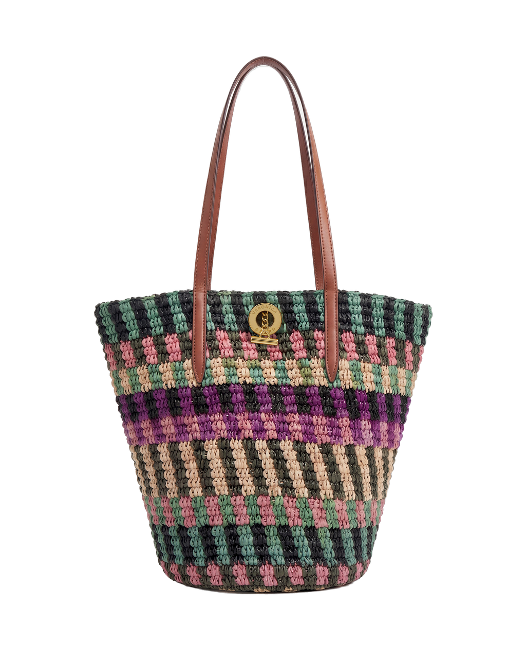 Raffia Anchor Basket Tote