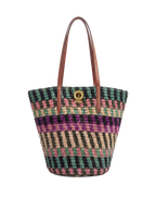 Raffia Anchor Basket Tote