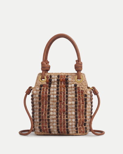 Small Beaded Veronica Beard Slouch Bag - Hazelwood Multi