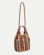 Small Beaded Veronica Beard Slouch Bag - Hazelwood Multi