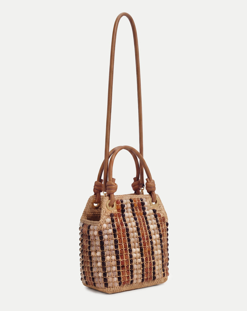 Small Beaded Veronica Beard Slouch Bag - Hazelwood Multi
