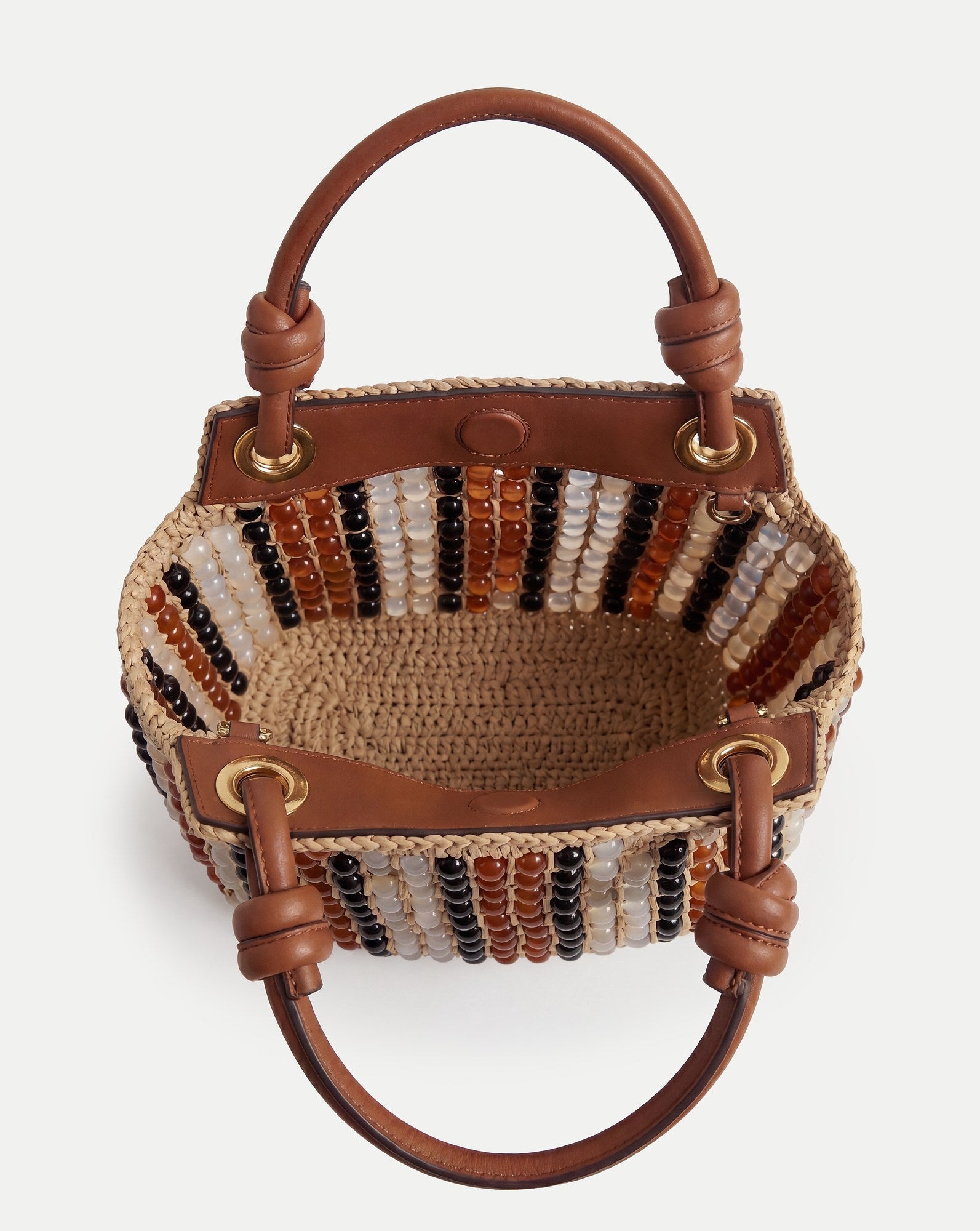 Small Beaded Veronica Beard Slouch Bag in Hazelwood Multi
