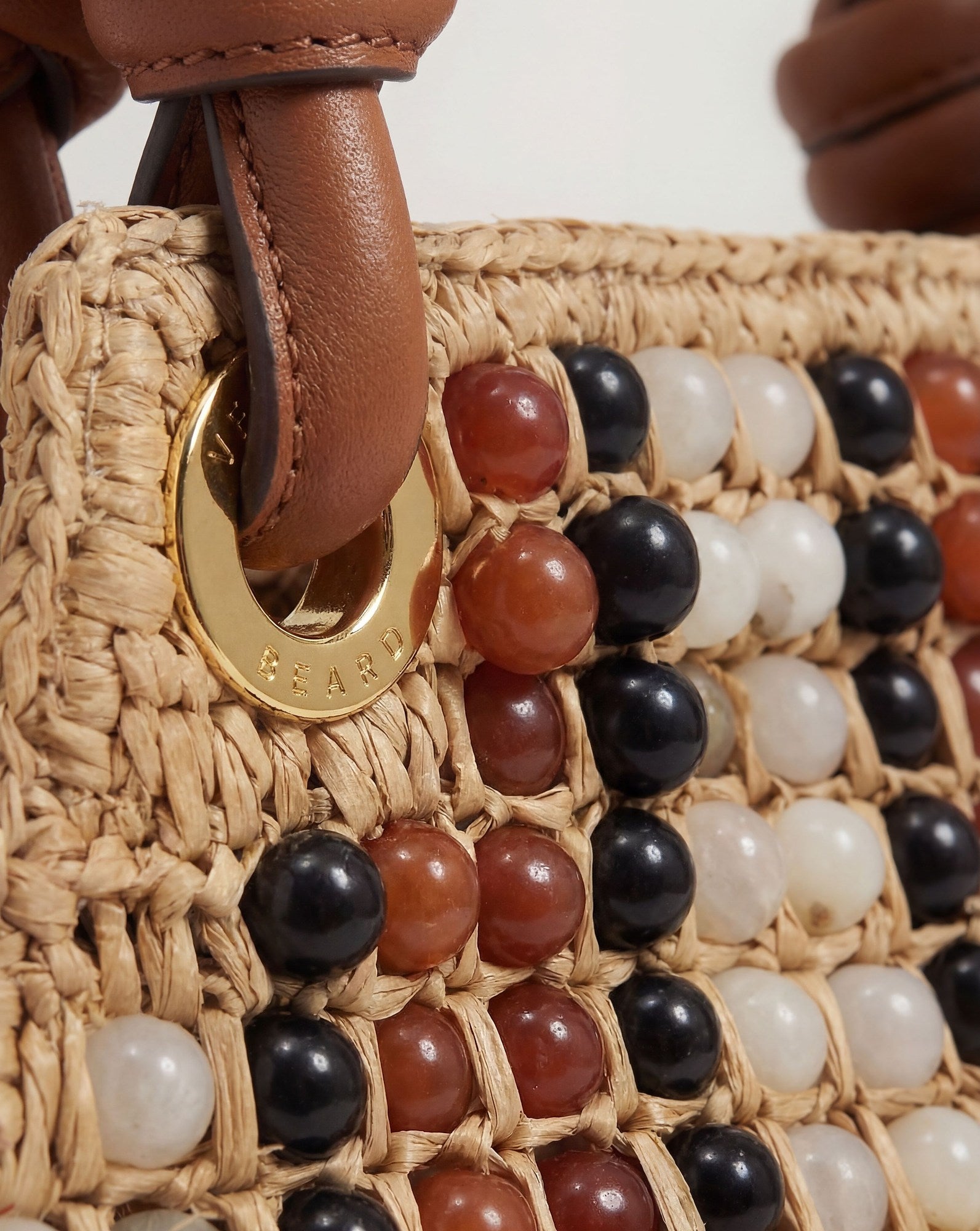 B'z　ズパゲティバッグ　Exhibition　SCENES　ズパゲティバッグ Small Beaded Veronica Beard Slouch Bag in Hazelwood Multi