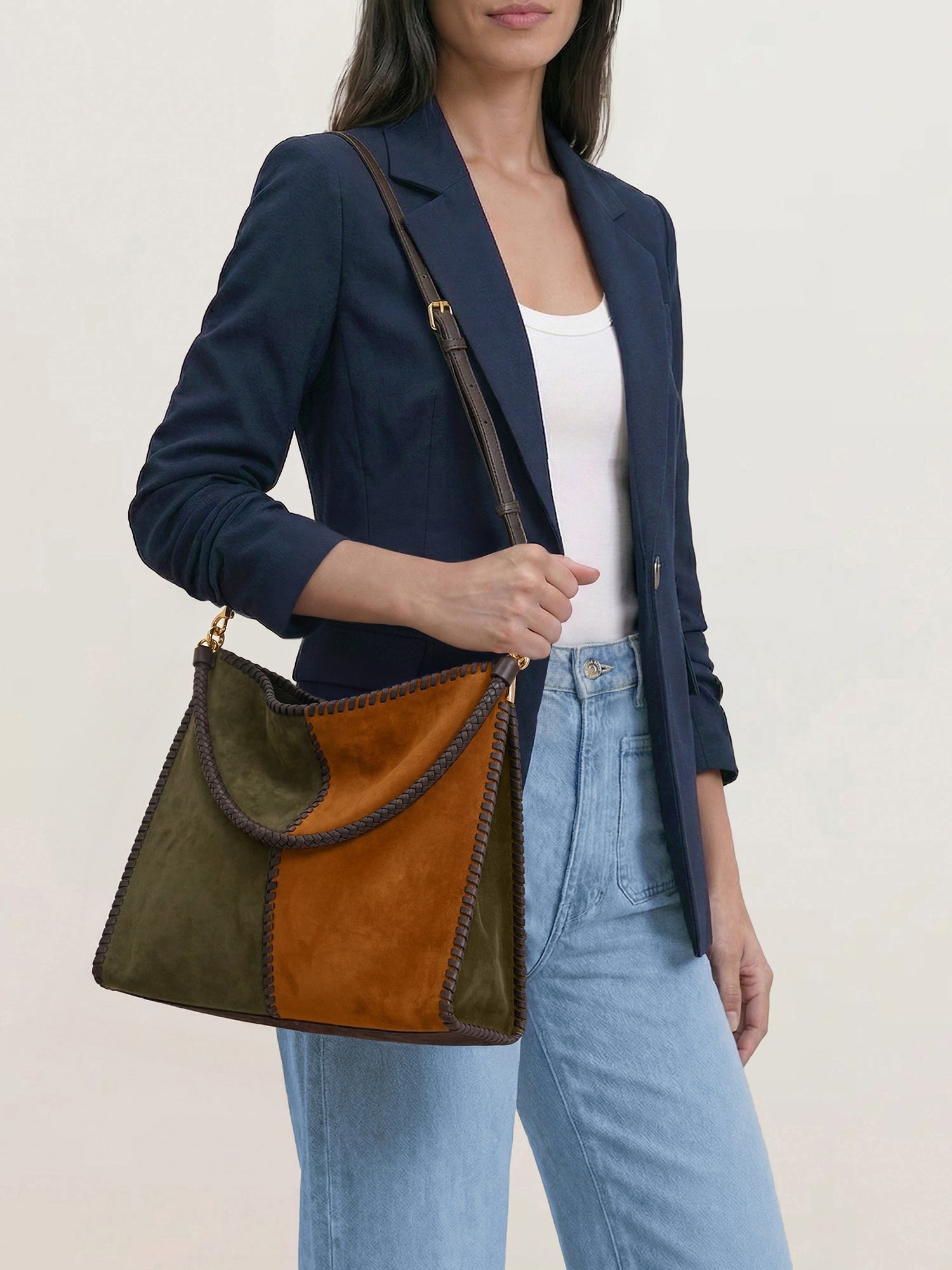 Vida Shoulder Bag in Cypress Multi | Veronica Beard