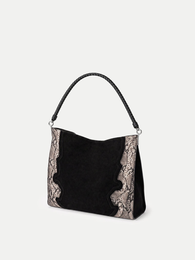 Veronica Beard Vida Shoulder Bag - Black Multi