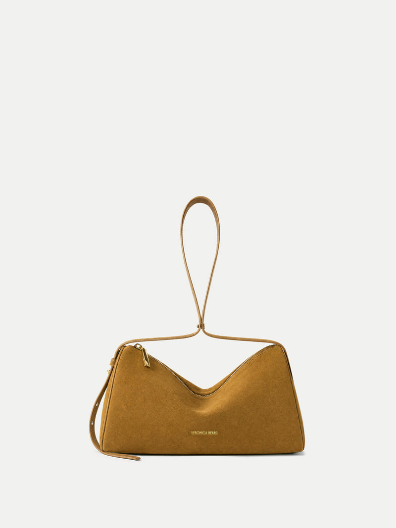 Veronica Beard Suede Prism Bag - Acorn