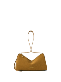 Veronica Beard Brown suede shoulder bag with top handle