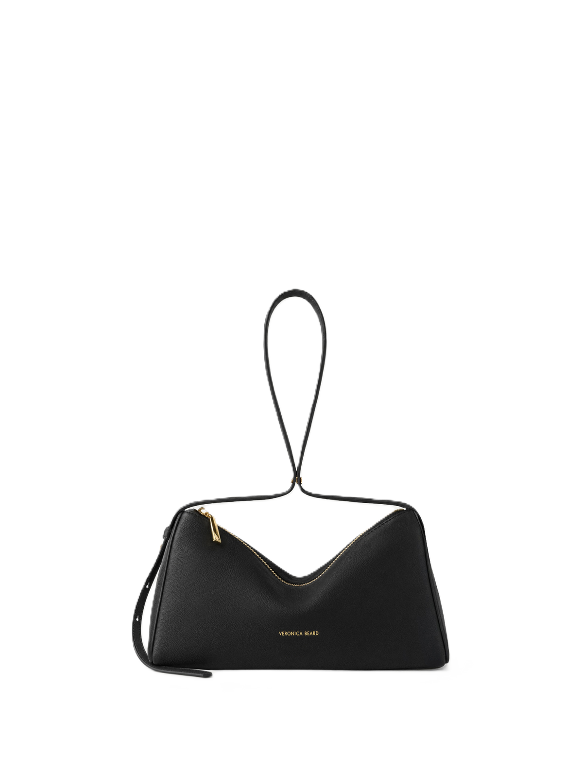 Prism Mini Shoulder Bag in Black Leather | Veronica Beard