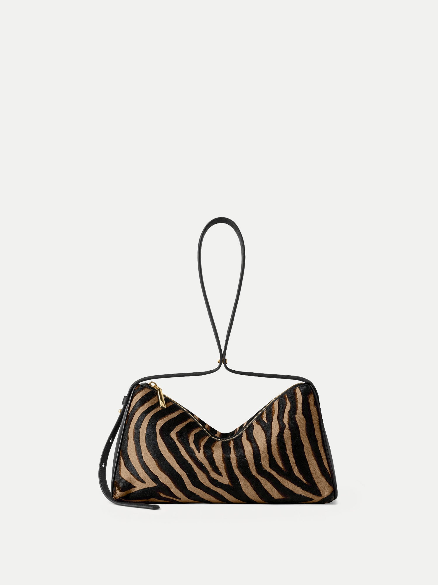 Calf Hair Prism Bag in Tan Multi