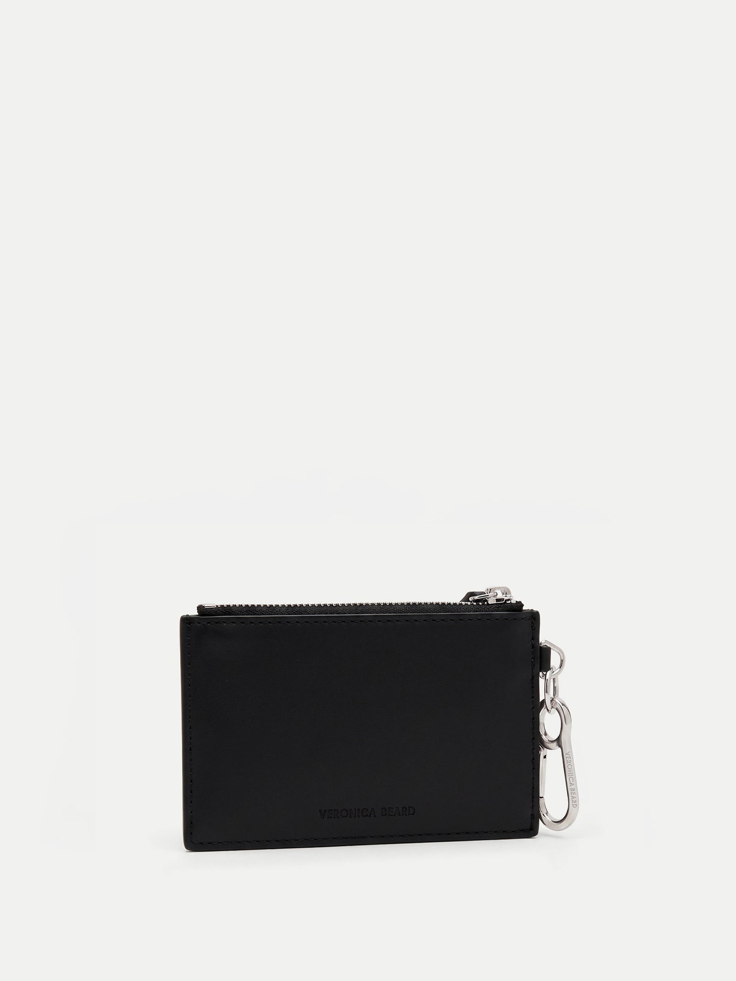 Snake-Embossed Card Holder in Taupe Bark Multi | Veronica Beard