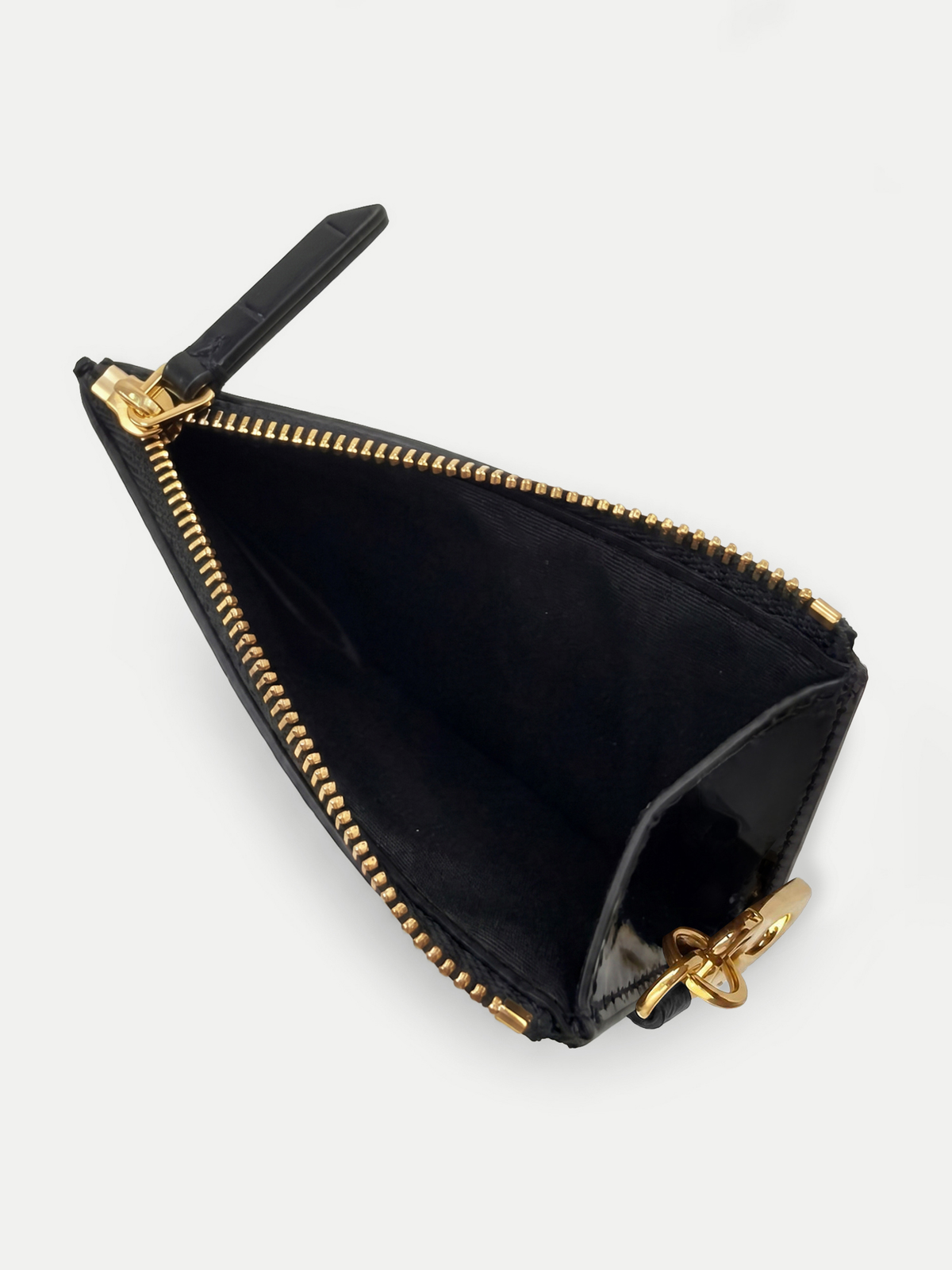 Croc-Embossed Card Holder in Black | Veronica Beard Croc-Embossed Card Holder in Black | Veronica Beard