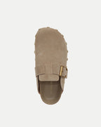 Veronica Beard Fern Suede Clog - Sand