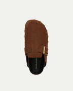 Veronica Beard Fern Suede Clog - Hazelwood