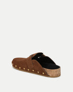 Veronica Beard Fern Suede Clog - Hazelwood