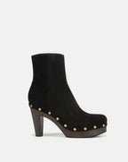 Veronica Beard Gavi Clog Ankle Boot - Black