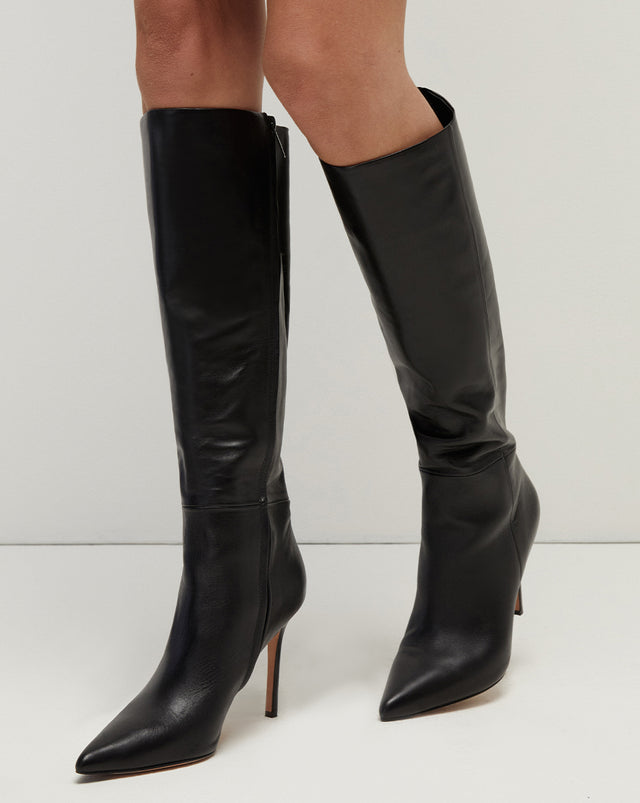 Lisa Leather Tall Boot | Veronica Beard