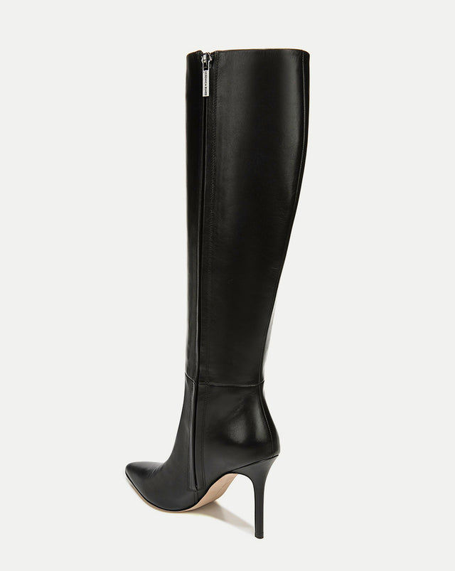 Lisa Leather Tall Boot | Wide-Calf