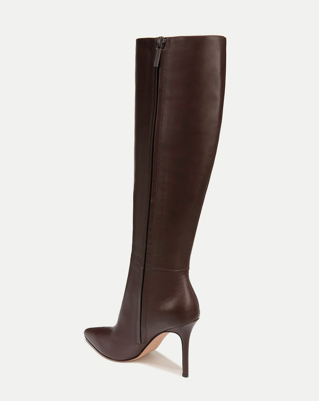 Lisa Leather Tall Boot - Espresso - 9