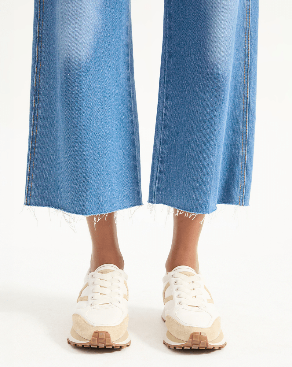 Veronica Beard Valentina Sneaker - Ecru