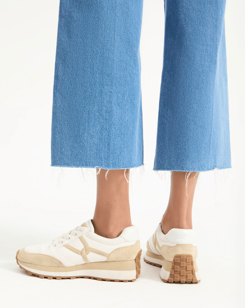 Veronica Beard Valentina Sneaker - Ecru
