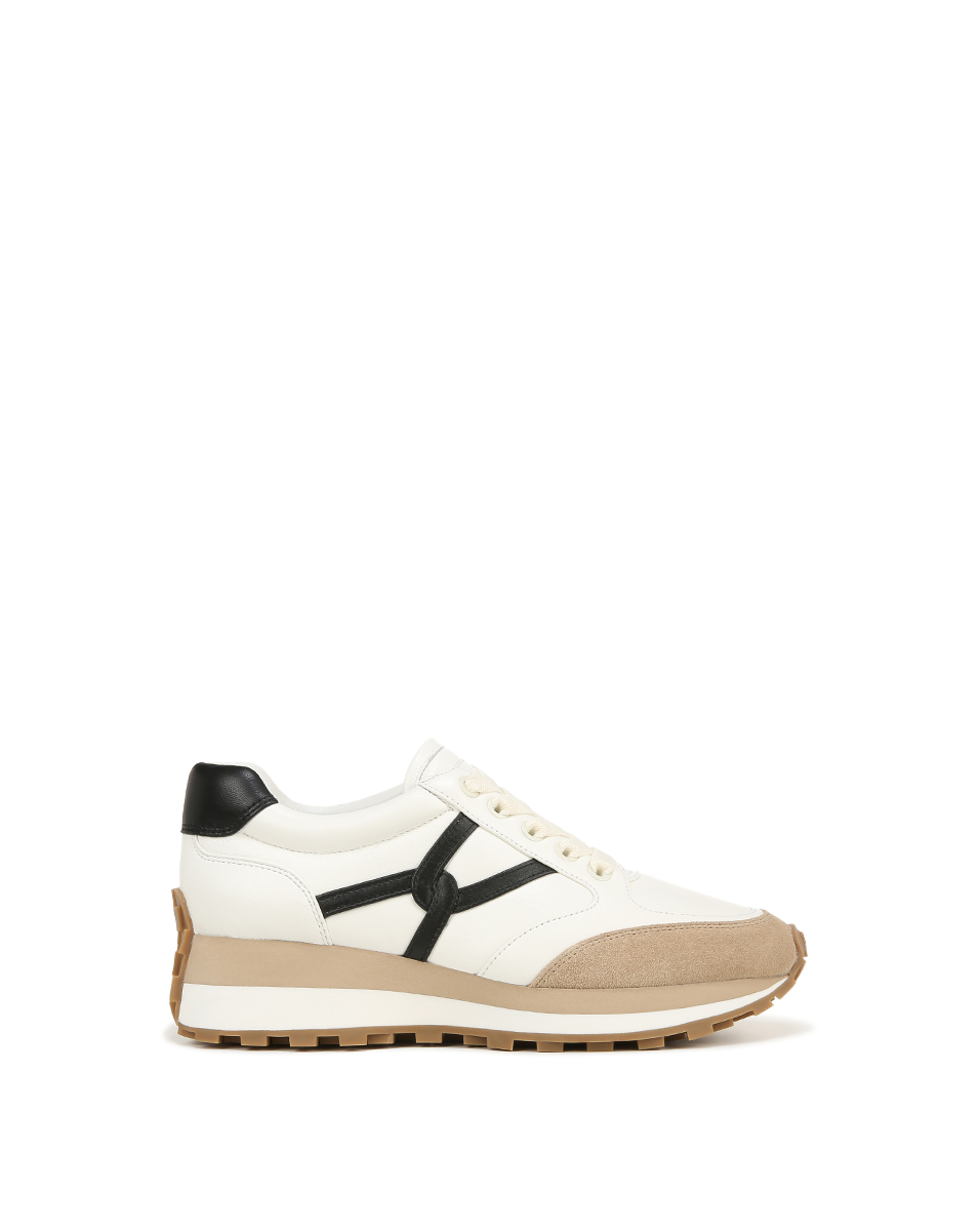 Veronica Beard Valentina Sneaker - White/Black