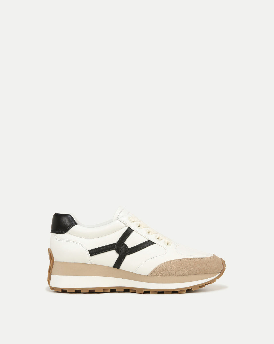 Veronica Beard Valentina Sneaker - White/Black