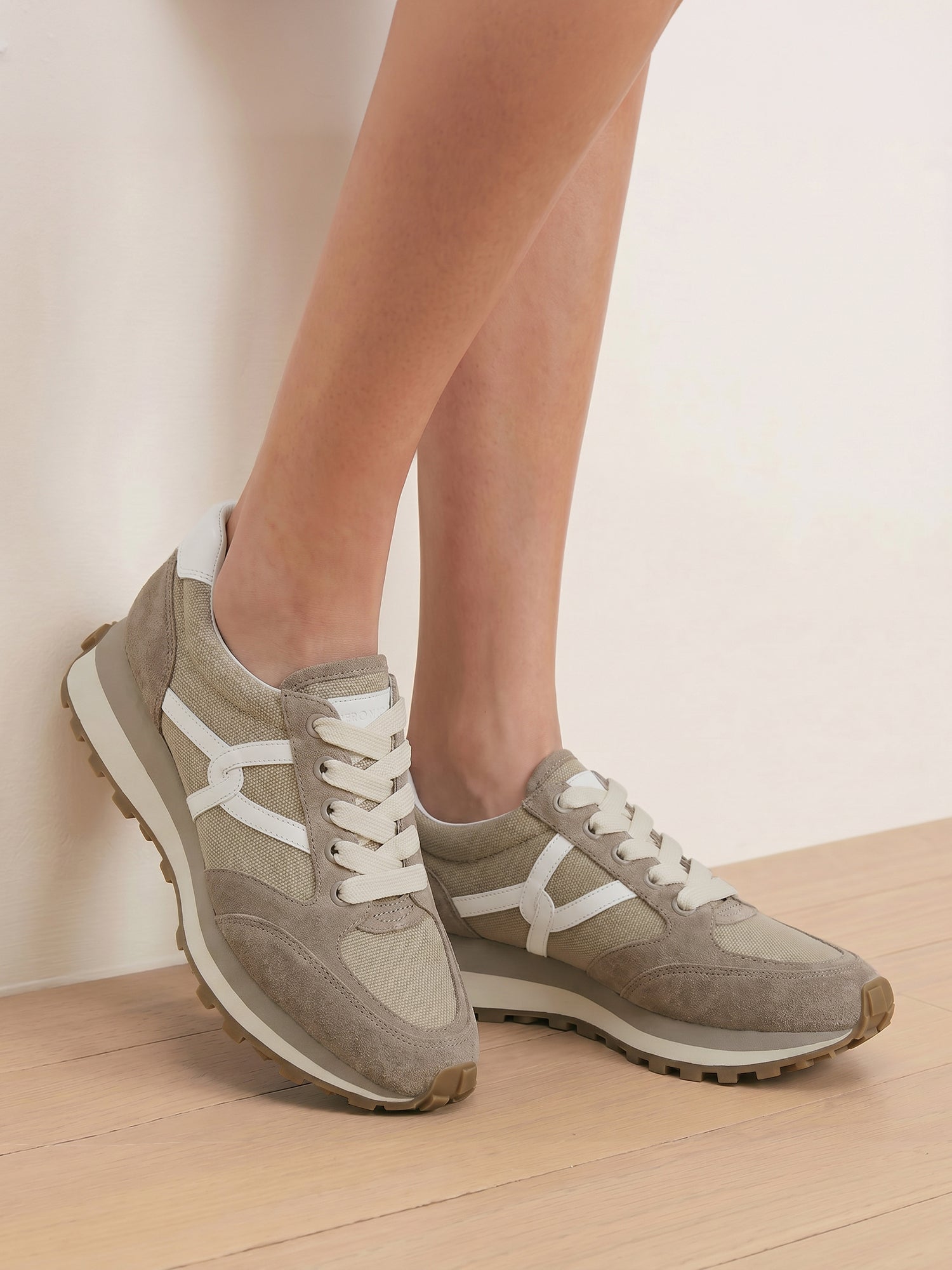 Valentina Sneaker in Cobblestone | Veronica Beard