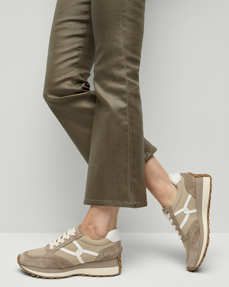 Veronica Beard Valentina Sneaker - Cobblestone