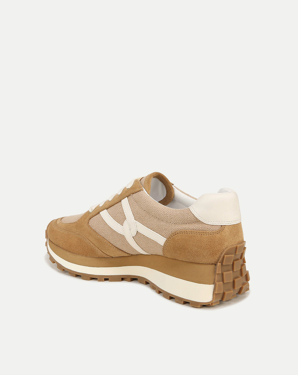 Valentina Sneaker in Sand | Veronica Beard
