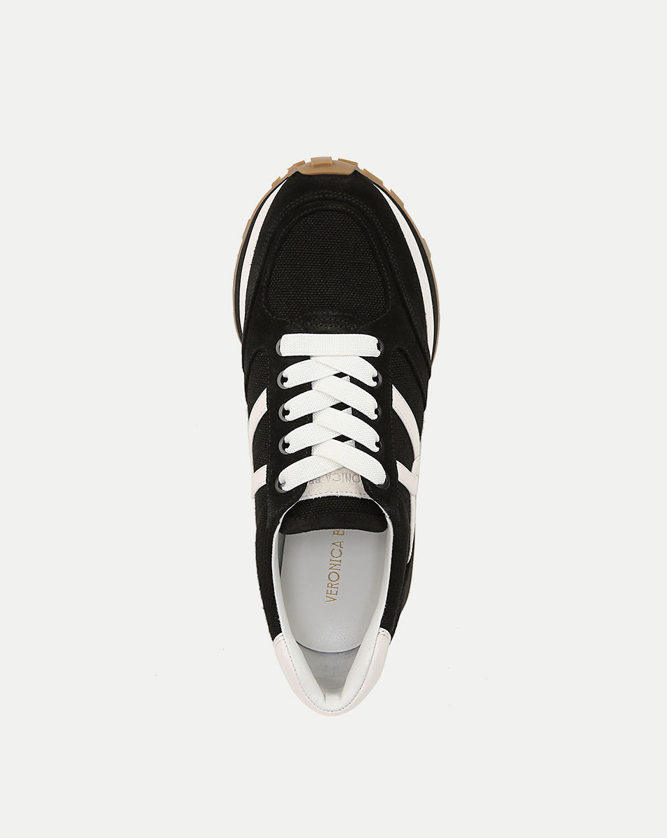 Valentina Sneaker in Black & White | Veronica Beard