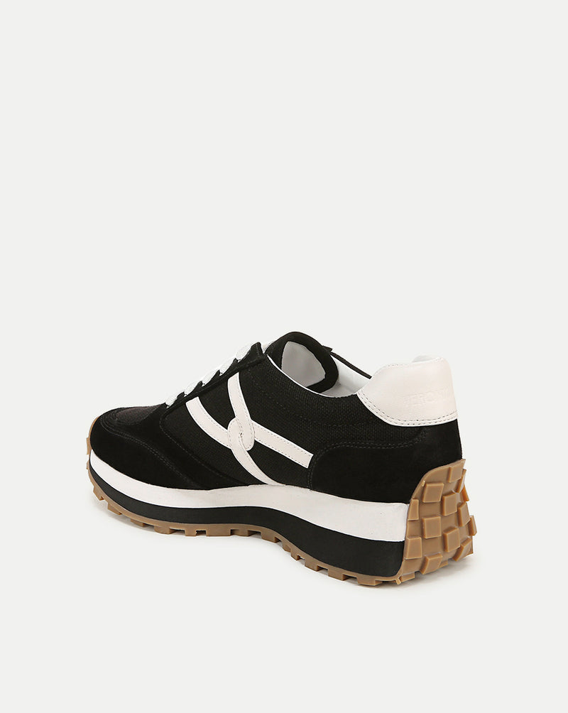 Veronica Beard Valentina Sneaker - Black/White