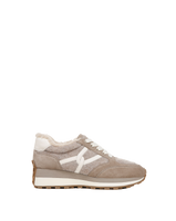 Veronica Beard Valentina Shearling Sneaker - Grey