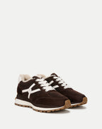 Veronica Beard Valentina Shearling Sneaker - Espresso