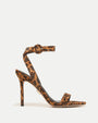 Darcelle Leopard Ankle-Strap Stiletto Heel