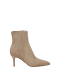 Veronica Beard Lisa Mid-Heel Ankle Boot - Sand