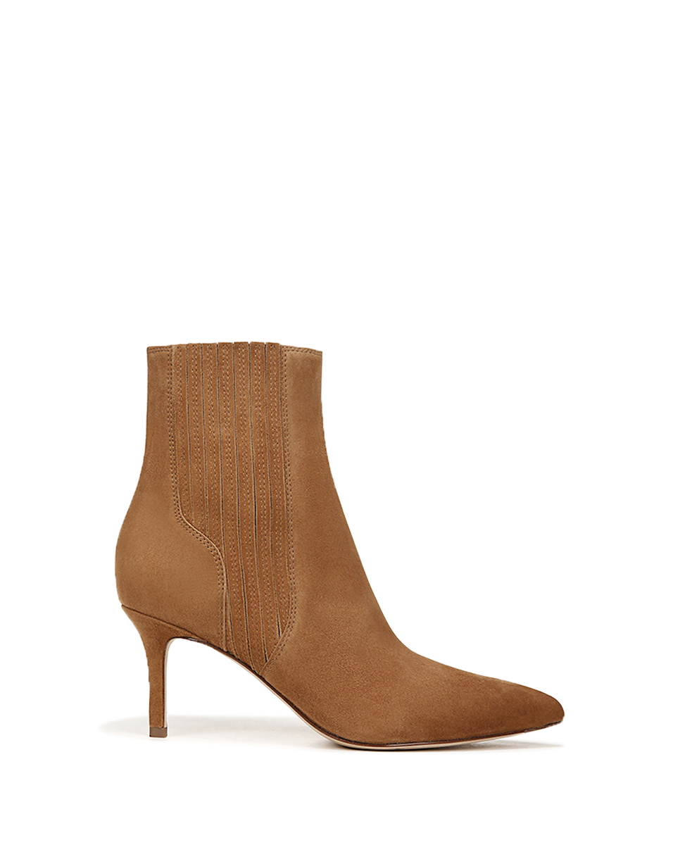 Veronica Beard Lisa Mid-Heel Ankle Boot - Hazelwood
