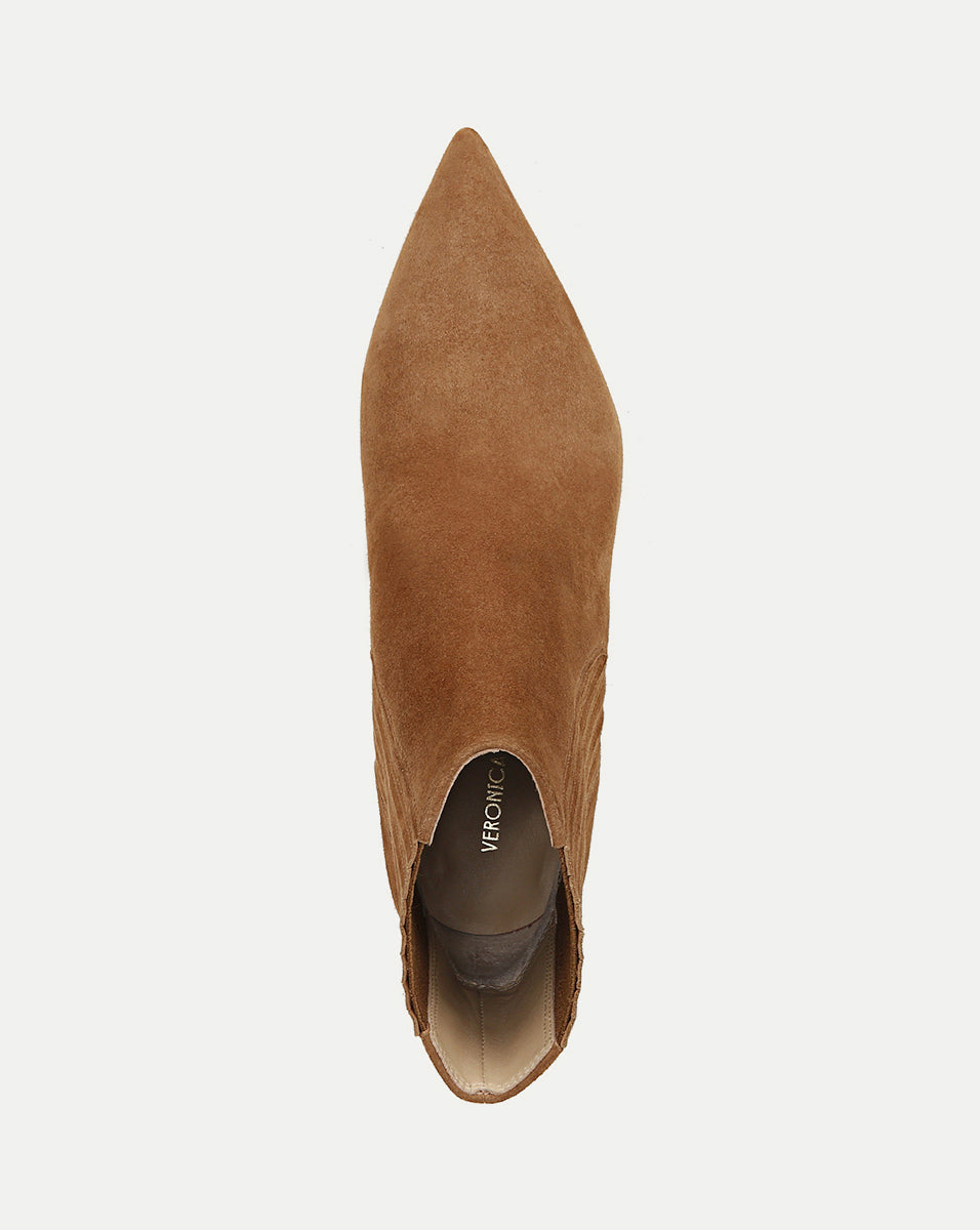 Veronica Beard Lisa Mid-Heel Ankle Boot - Hazelwood