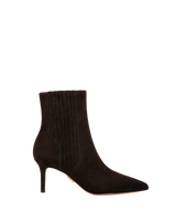 Veronica Beard Lisa Mid-Heel Ankle Boot - Espresso