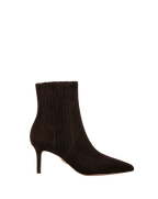 Veronica Beard Lisa Mid-Heel Ankle Boot - Espresso