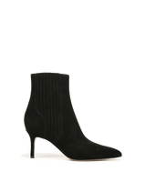Veronica Beard Lisa Mid-Heel Ankle Boot - Black