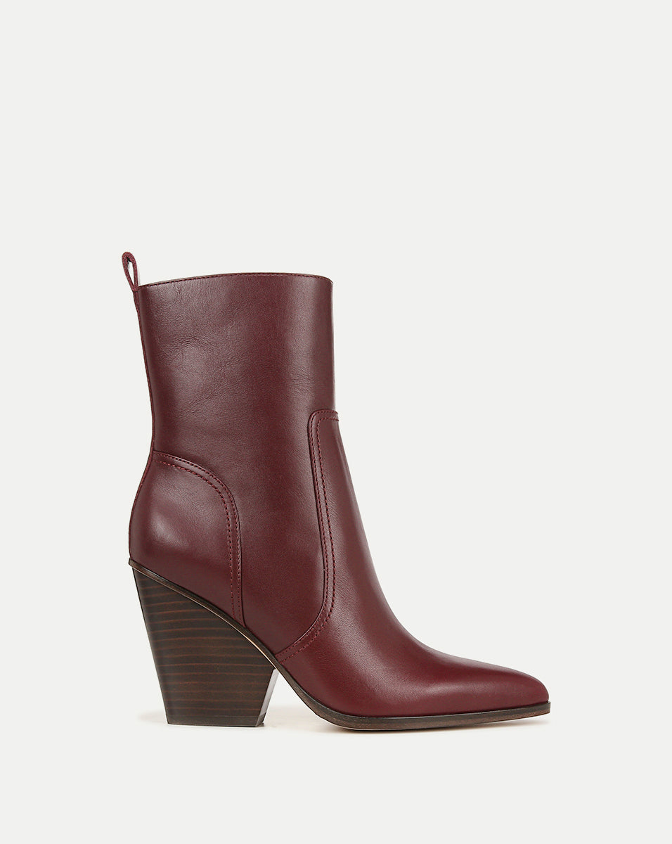 Logan Leather Bootie | Veronica Beard