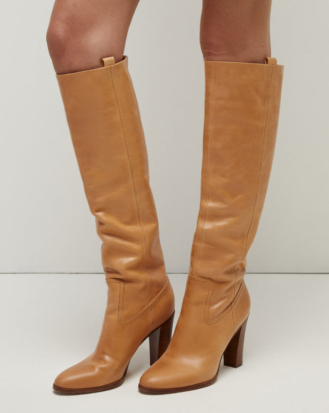 Vesper Leather Knee-High Boot