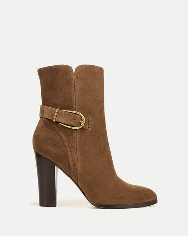 Viv Suede Ankle Bootie Veronica Beard