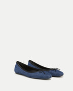 Veronica Beard Beatrix Denim Ballet Flat - Blue