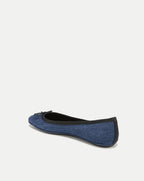 Veronica Beard Beatrix Denim Ballet Flat - Blue