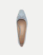 Veronica Beard Cecile Denim Ballet Pump - Blue