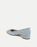 Veronica Beard Cecile Denim Ballet Pump - Blue