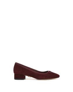 Veronica Beard Cecile Suede Ballet Pump - Acai