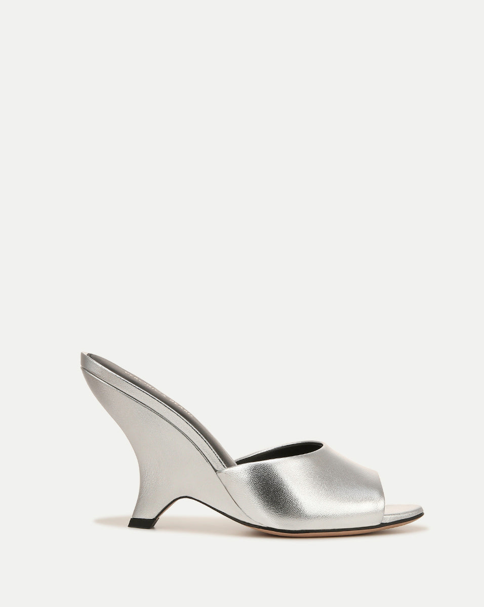 Mila Sculpted Leather Sandal | Veronica Beard